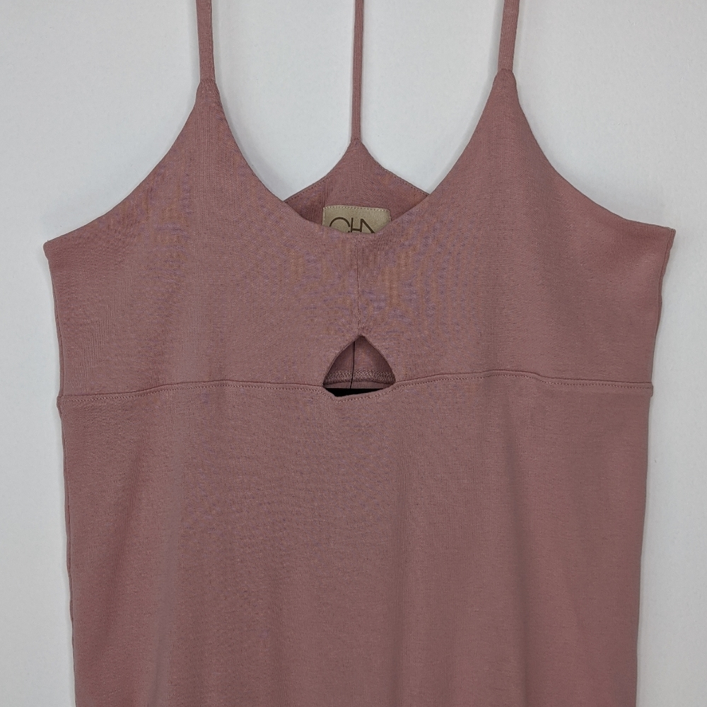 Chaser Mauve Baby Rib Spaghetti Vented Shirttail - Picture 4 of 9